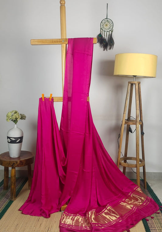 Modal Silk - Plain Pink