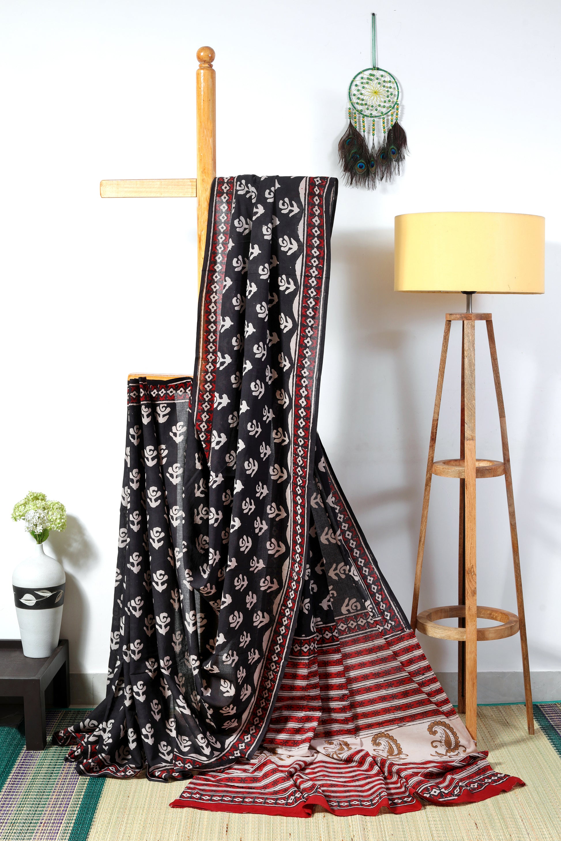 mul cotton jahota block print